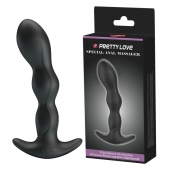 Черный анальный стимулятор простаты с вибрацией Special Anal Massager - 14,5 см. - Baile - в Обнинске купить с доставкой