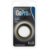 Черно-желтое силиконовое эрекционное кольцо Silicone Go Pro Cock Ring - Blush Novelties - в Обнинске купить с доставкой