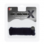 Чёрная веревка для связывания BONDX LOVE ROPE - 5 м. - Dream Toys - купить с доставкой в Обнинске