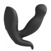 Черный вибромассажер простаты PROSTATE HERO - Dream Toys - в Обнинске купить с доставкой