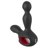 Черный вибромассажер простаты с нагревом и ротацией Prostate Plug - 14,5 см. - Orion - в Обнинске купить с доставкой