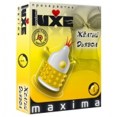 Презерватив LUXE Maxima  Желтый дьявол  - 1 шт. - Luxe - купить с доставкой в Обнинске