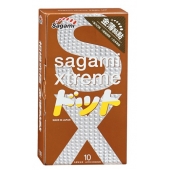 Презервативы Sagami Xtreme FEEL UP с точечной текстурой и линиями прилегания - 10 шт. - Sagami - купить с доставкой в Обнинске