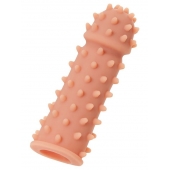 Телесная реалистичная насадка KOKOS Extreme Sleeve 03 с дополнительной стимуляцией - 12,7 см. - KOKOS - в Обнинске купить с доставкой