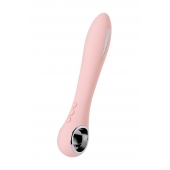 Розовый силиконовый вибратор с электростимуляцией GALVANI VIBE - 21 см. - ToyFa - купить с доставкой в Обнинске