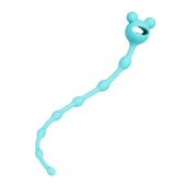 Мятная силиконовая анальная цепочка Froggy - 27,4 см. - ToyFa в Обнинске Мятная силиконовая анальная цепочка Froggy - 27,4 см. - ToyFa