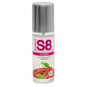 Смазка на водной основе S8 Flavored Lube со вкусом вишни - 125 мл. - Stimul8 - купить с доставкой в Обнинске