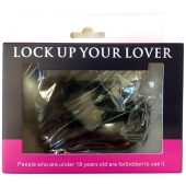 Черные меховые наручники Love с ключиками - Baile - купить с доставкой в Обнинске