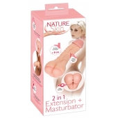 Телесная насадка-мастурбатор 2-in-1 Extension Masturbator - 21 см. - Orion - в Обнинске купить с доставкой