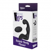 Черный вибромассажер простаты REMOTE BOOTY PLEASER - Dream Toys - в Обнинске купить с доставкой