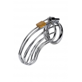 Серебристый пояс верности TOYFA на замочке - ToyFa - купить с доставкой в Обнинске