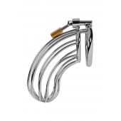 Серебристый пояс верности TOYFA на замочке - ToyFa - купить с доставкой в Обнинске