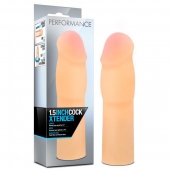 Телесная насадка-удлинитель на пенис PERFORMANCE 1.5INCH COCK XTENDER - 16 см. - Blush Novelties - в Обнинске купить с доставкой