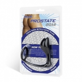 Стимулятор простаты с фиксацией эрекционным кольцом Prostate Gear - BlueLine - в Обнинске купить с доставкой