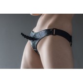 Черные трусики Better с анальной насадкой - 8 см. - Lola Games - купить с доставкой в Обнинске