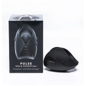 Черный инновационный мужской вибратор PULSE SOLO ESSENTIAL - Hot Octopuss - в Обнинске купить с доставкой