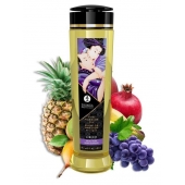 Массажное масло Libido Exotic Fruits с ароматом экзотических фруктов - 240 мл. - Shunga - купить с доставкой в Обнинске