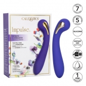 Фиолетовый вибромассажер с электростимуляцией Intimate Estim Petite G Wand - 19 см. - California Exotic Novelties - купить с доставкой в Обнинске