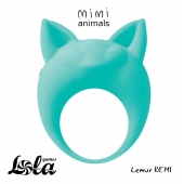 Зеленое эрекционное кольцо Lemur Remi - Lola Games - в Обнинске купить с доставкой