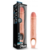 Телесный реалистичный фаллоудлинитель 10 Inch Silicone Cock Sheath Penis Extender - 25,4 см. - Blush Novelties - в Обнинске купить с доставкой