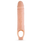 Телесный реалистичный фаллоудлинитель 10 Inch Silicone Cock Sheath Penis Extender - 25,4 см. - Blush Novelties - в Обнинске купить с доставкой