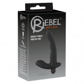 Черный вибромассажер простаты Naughty Finger Prostate Vibe - 13,8 см. - Orion - в Обнинске купить с доставкой
