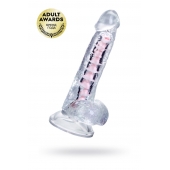 Прозрачный гибкий фаллоимитатор Paret - 18 см. - A-toys купить с доставкой в интернет-магазине Orgasmix в Обнинске Прозрачный гибкий фаллоимитатор Paret - 18 см. - A-toys