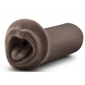 Коричневый мастурбатор-ротик Naughty Nicole - Blush Novelties - в Обнинске купить с доставкой