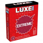 Текстурированные презервативы LUXE Royal Extreme - 3 шт. - Luxe - купить с доставкой в Обнинске