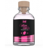 Массажный гель с согревающим эффектом Cotton Candy - 30 мл. - INTT - купить с доставкой в Обнинске