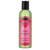 Массажное масло Naturals Strawberry Dreams с ароматом клубники - 59 мл. - Kama Sutra - купить с доставкой в Обнинске