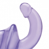 Фиолетовый безремневой страпон Strapless Strap-On - Lux Fetish - купить с доставкой в Обнинске