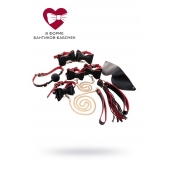 Черно-красный бондажный набор Bow-tie - ToyFa - купить с доставкой в Обнинске