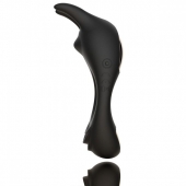 Черное эрекционное кольцо с двумя моторами Zeus Dual Vibe Cock Ring - FeelzToys - в Обнинске купить с доставкой