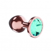 Пробка цвета розового золота с малиновым кристаллом Diamond Topaz Shine L - 8,3 см. - Lola Games - купить с доставкой в Обнинске