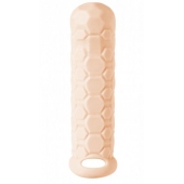 Телесный фаллоудлинитель Homme Long - 15,5 см. - Lola Games - в Обнинске купить с доставкой