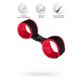 Красно-черные велюровые оковы Anonymo - ToyFa - купить с доставкой в Обнинске