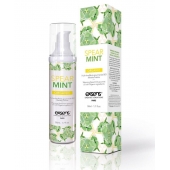 Разогревающее массажное масло Gourmet Spearmint Organic с органическими ингредиентами - 50 мл. - Exsens - купить с доставкой в Обнинске