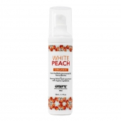 Разогревающее массажное масло Gourmet White Peach Organic с органическими ингредиентами - 50 мл. - Exsens - купить с доставкой в Обнинске