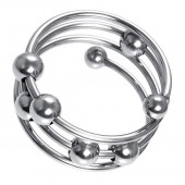 Большое металлическое кольцо под головку пениса - ToyFa - купить с доставкой в Обнинске