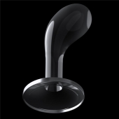 Прозрачный стимулятор простаты Flawless Clear Prostate Plug - 15 см. - Lovetoy - в Обнинске купить с доставкой
