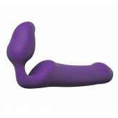 Фиолетовый безремневой страпон Queens L - Adrien Lastic - купить с доставкой в Обнинске