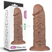 Коричневый фаллоимитатор Cubby dildo - 26,6 см. - Lovetoy в Обнинске Коричневый фаллоимитатор Cubby dildo - 26,6 см. - Lovetoy