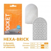 Карманный мастурбатор HEXA-BRICK - Tenga - в Обнинске купить с доставкой