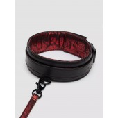 Стильный ошейник с поводком Reversible Faux Leather Collar and Lead - Fifty Shades of Grey - купить с доставкой в Обнинске