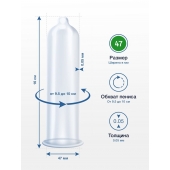 Презервативы MY.SIZE размер 47 - 3 шт. - My.Size - купить с доставкой в Обнинске