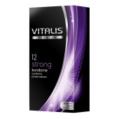 Презервативы с утолщённой стенкой VITALIS PREMIUM strong - 12 шт. - Vitalis - купить с доставкой в Обнинске