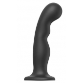 Черная насадка Strap-On-Me Dildo Plug P G size XXL - Strap-on-me - купить с доставкой в Обнинске