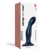 Темно-синяя насадка Strap-On-Me Dildo Plug Snaky size M - Strap-on-me - купить с доставкой в Обнинске