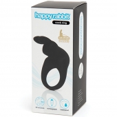 Черное эрекционное виброкольцо Happy Rabbit Rechargeable Rabbit Cock Ring - Happy Rabbit - в Обнинске купить с доставкой